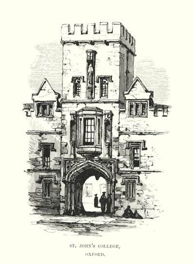 St Johns College, Oxford by Samuel Read